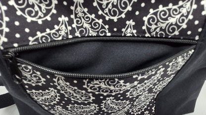 Sac à main artisanal Black & White