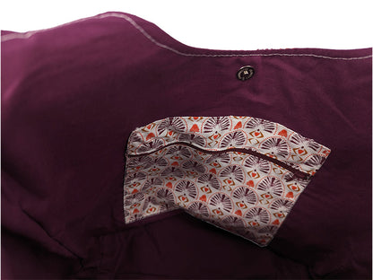 Sac de courses à fermeture aimantée "Maïa"
