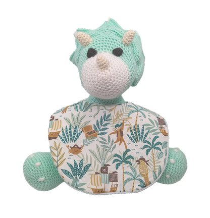Bavoir rond "Jungle pirate" - 6 à 18 mois