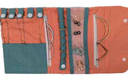 Pochette à bijoux de voyage "Combi" vert
