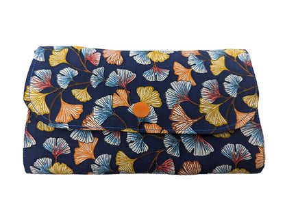 Sac pliable "Ginkgo" bleu