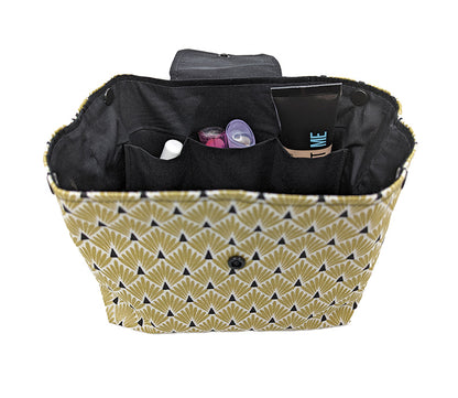 Trousse à grande ouverture "Plumes d'or"