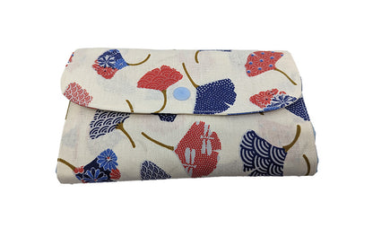 Sac pliable "Ginkgo bleu ciel"