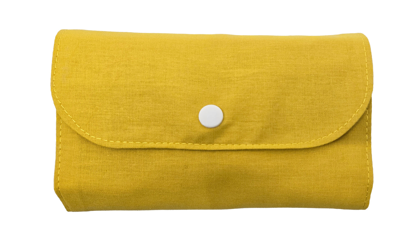 Sac pliable "Combi" bleu et jaune