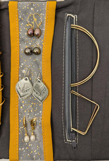 Pochette à bijoux de voyage woodstock