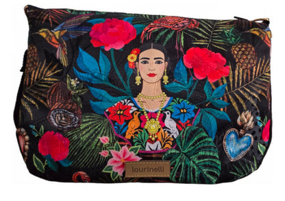 Sac à main artisanal en jacquard  "Frida"