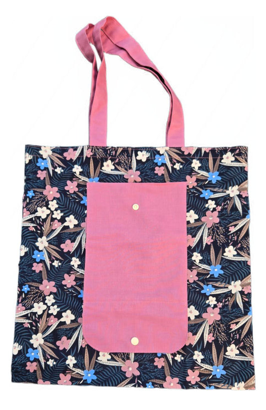 Sac pliable "Fleurs romantiques"